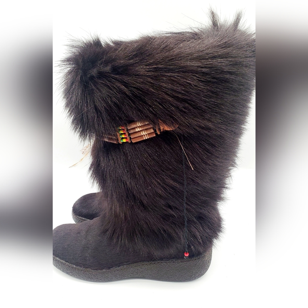 PAJAR Fur Goat Winter Ski Boots 40 - Picture 9 of 16